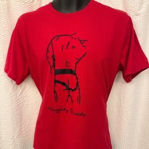 Red Naughty Daddy T Shirt